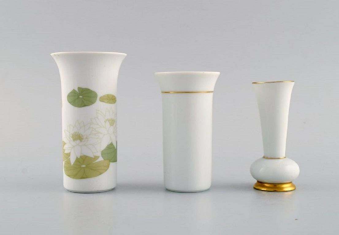 Three Rosenthal Porcelain Vases, Mid 20th Century photo furniture