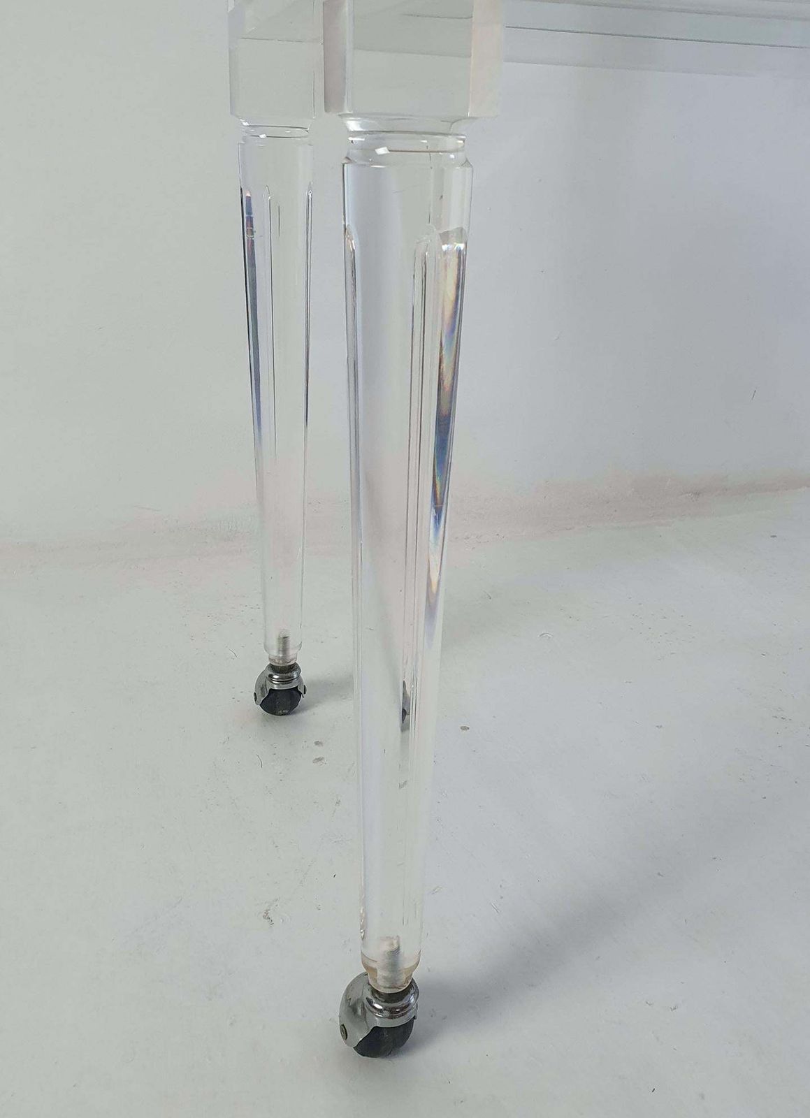 Italian Vintage Lucite Bar Cart photo Furniture