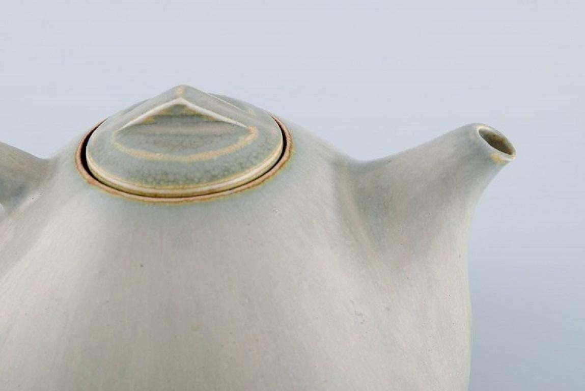 Eva Stæhr Nielsen For Saxbo, Teapot In Glazed Stoneware, Mid 20th C photo 1083.0