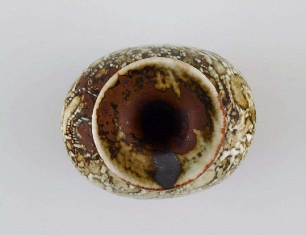 Stig Lindberg For Gustavsberg Studiohand, Vase In Glazed Ceramics photo Home Decor