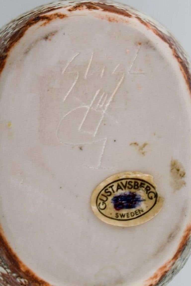 Stig Lindberg For Gustavsberg Studiohand, Vase In Glazed Ceramics photo vinterior