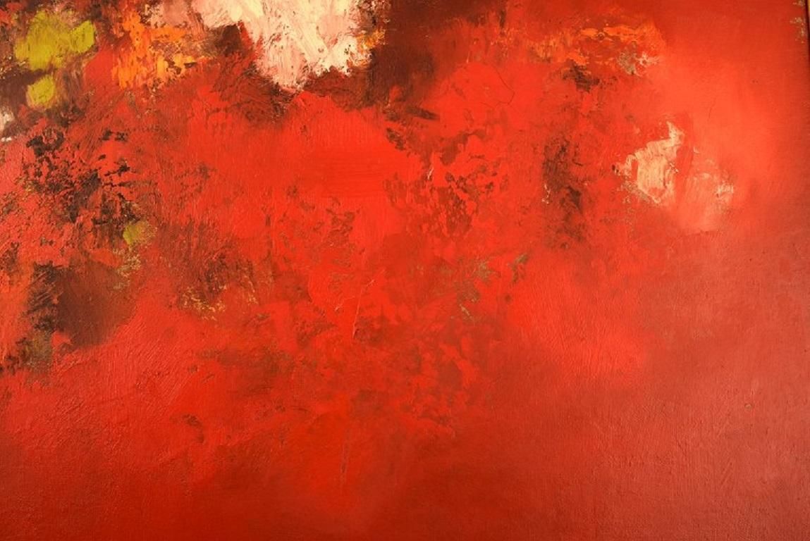 Veikko Kallinen Finland Abstract Composition Oil On Canvas photo 722.0
