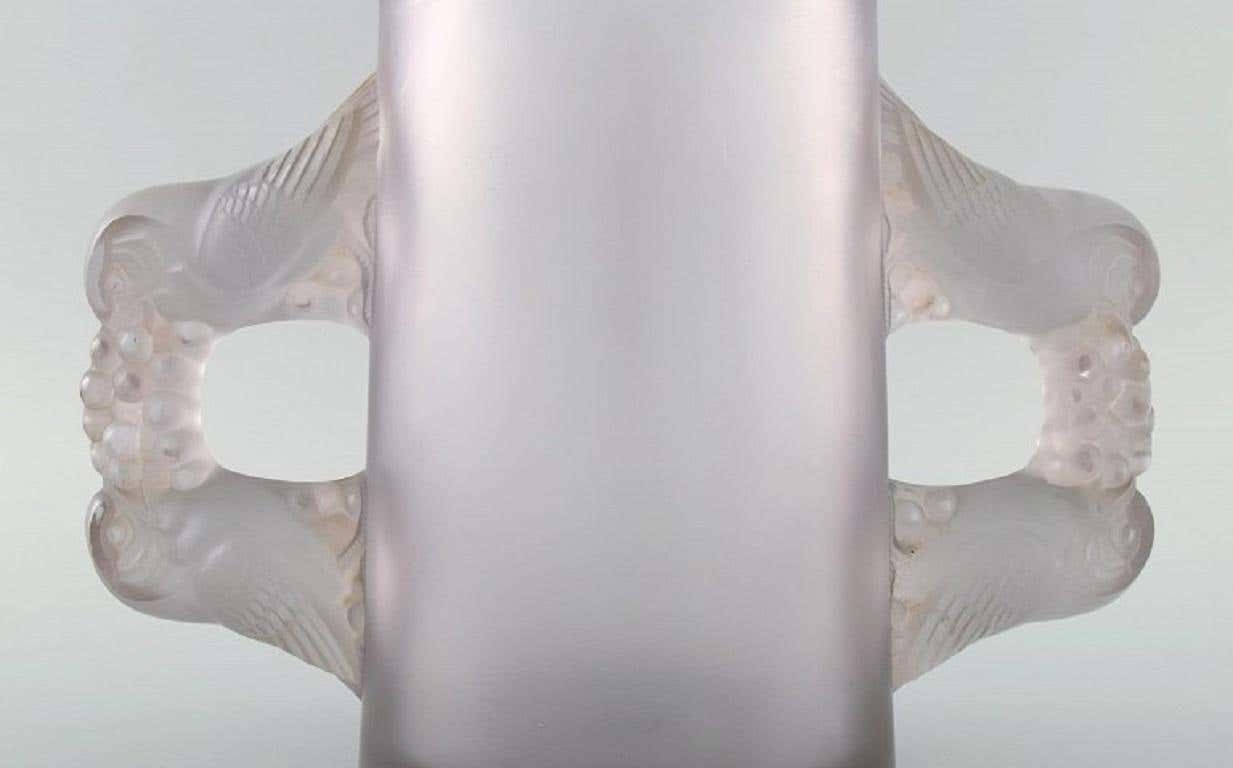 René Lalique, France, Rare And Early "Sylvia" Vase photo 3610.0
