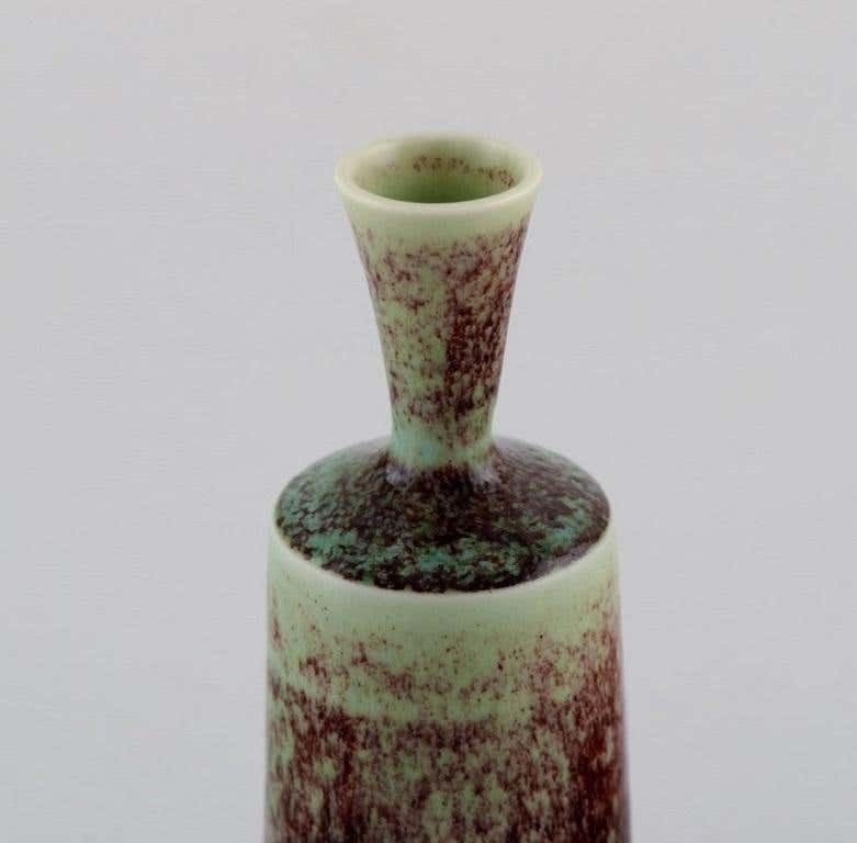 Berndt Friberg For Gustavsberg Studiohand, Miniature Vase, 1970s photo Home Decor
