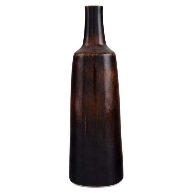 Carl Harry Stålhane '1920 1990' For Rörstrand, Bottle Shaped Vase