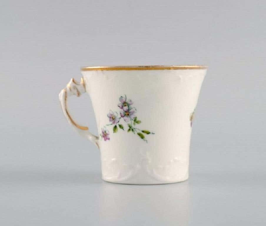 10 Rörstrand Coffee Cups With Saucers In Hand Painted Porcelain. photo Home Decor