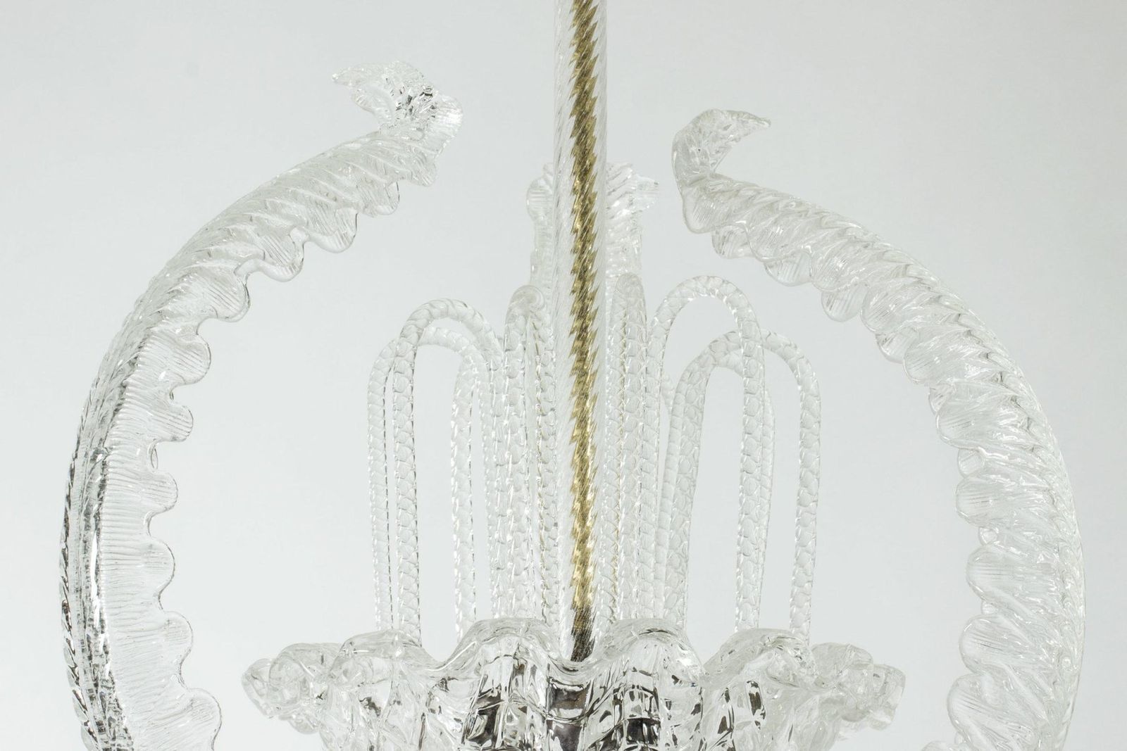 Ceiling Lamp By Fritz Kurz For Orrefors, 1940s photo buy