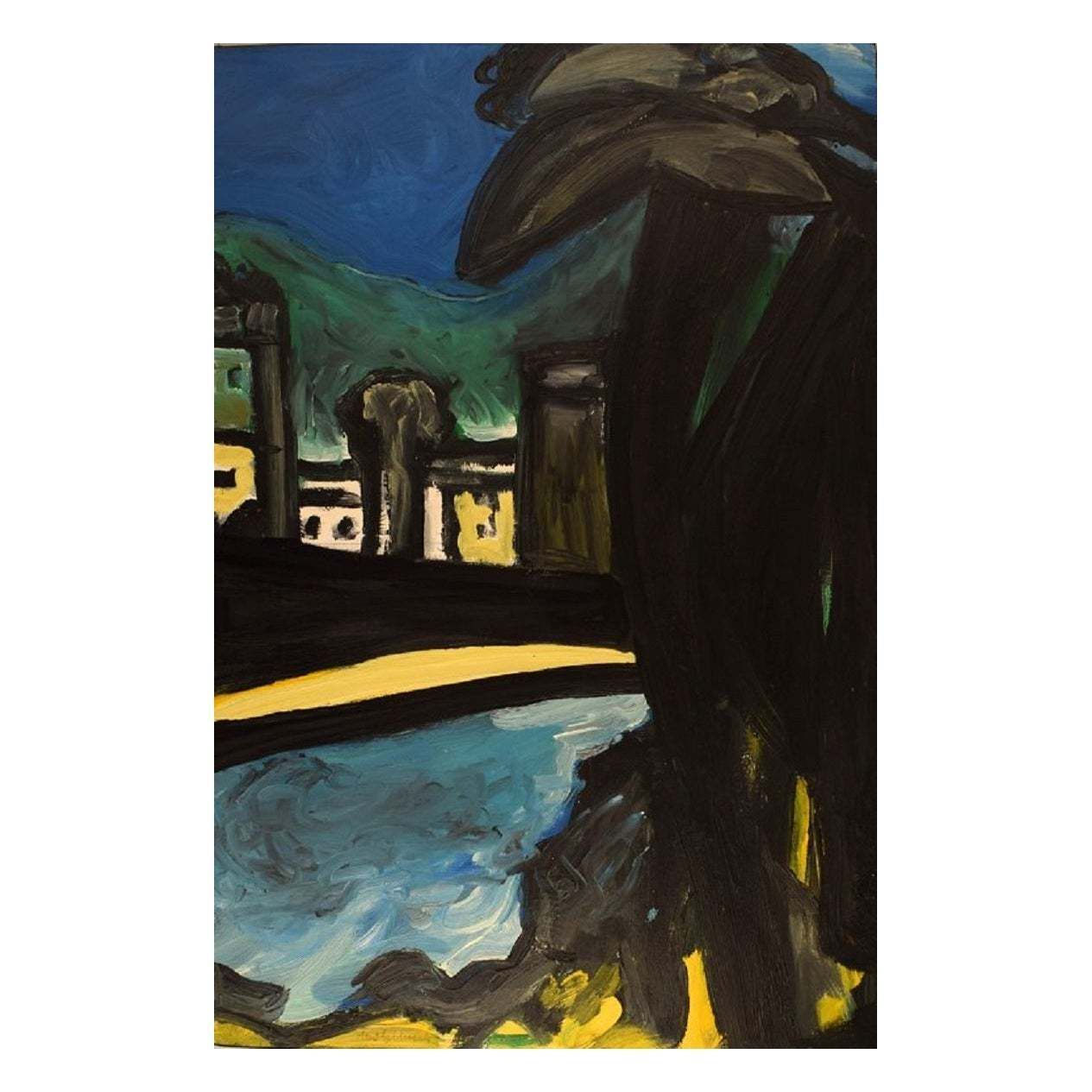 Michel Chapuis Listed French Artist Oil On Canvas Landscape