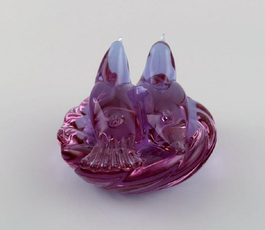 Archimede Seguso Venice Murano Sculpture In Art Glass Doves photo Art
