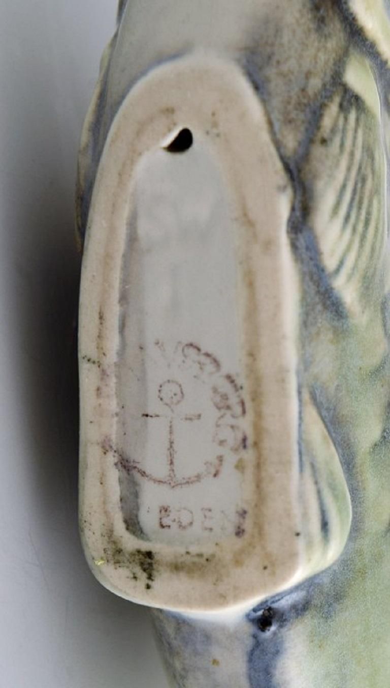 Sven Wejsfelt '1930 2009' For Gustavsberg Unique Stim Fish In Glazed Ceramics photo buy