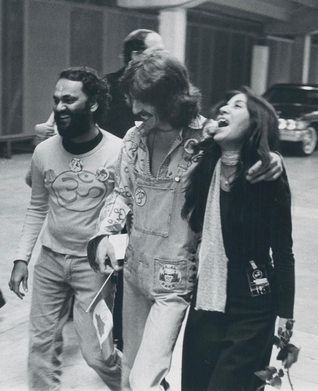 Henry Grossman George And Olivia Harrison, Black And White Photograph photo furniture