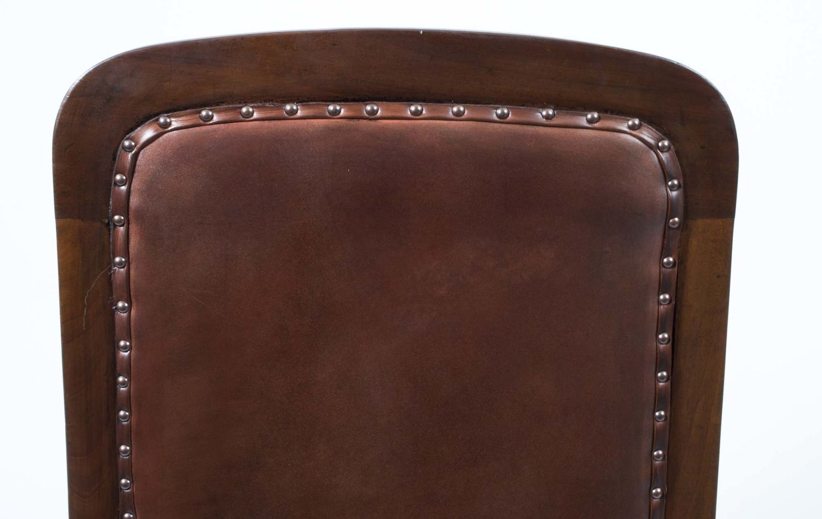 photo buy Pair English Victorian Leather Armchairs C.1880