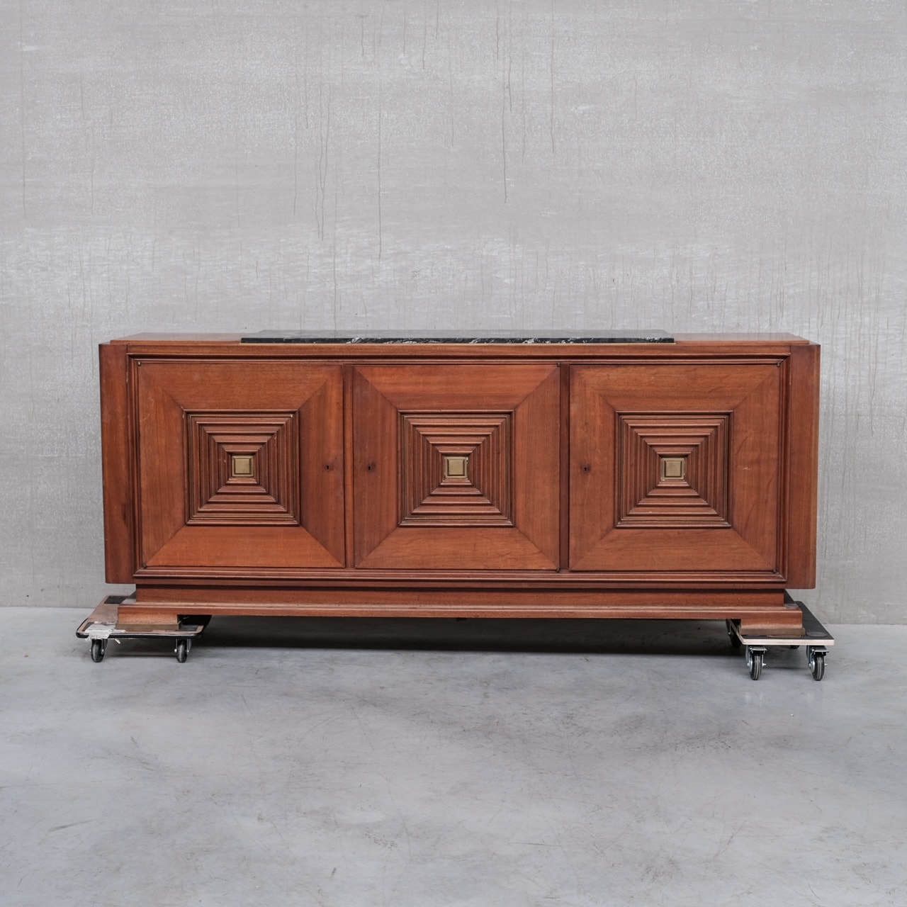 Large French Art Deco Sideboard In Manner Of Maxime Old photo furniture