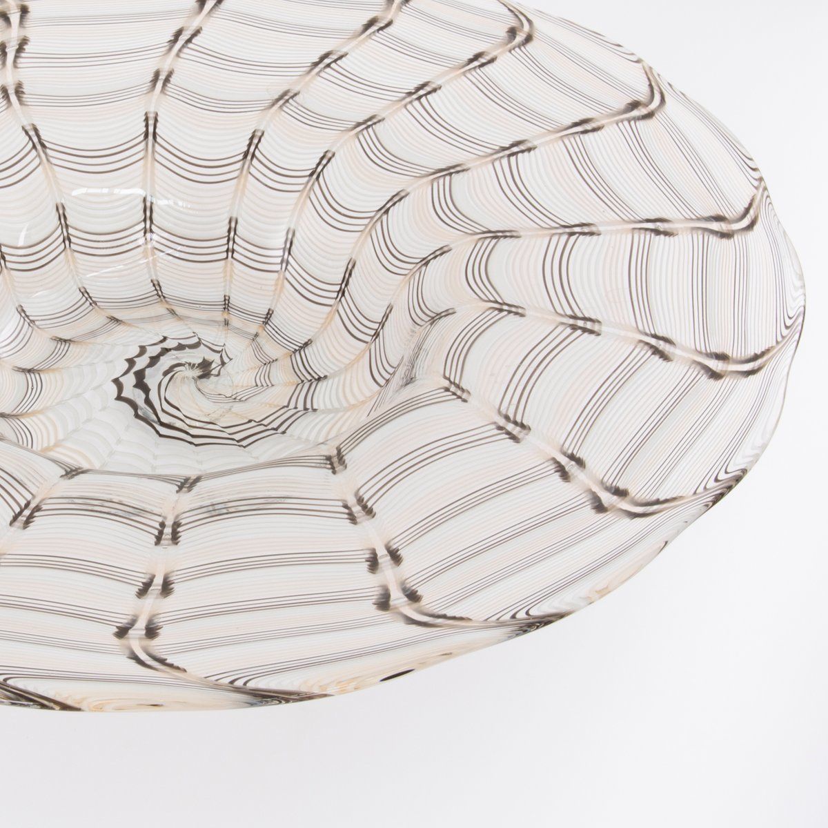 Phoenician Style Centerpiece In Murano Glass By Archimede Seguso photo for sale