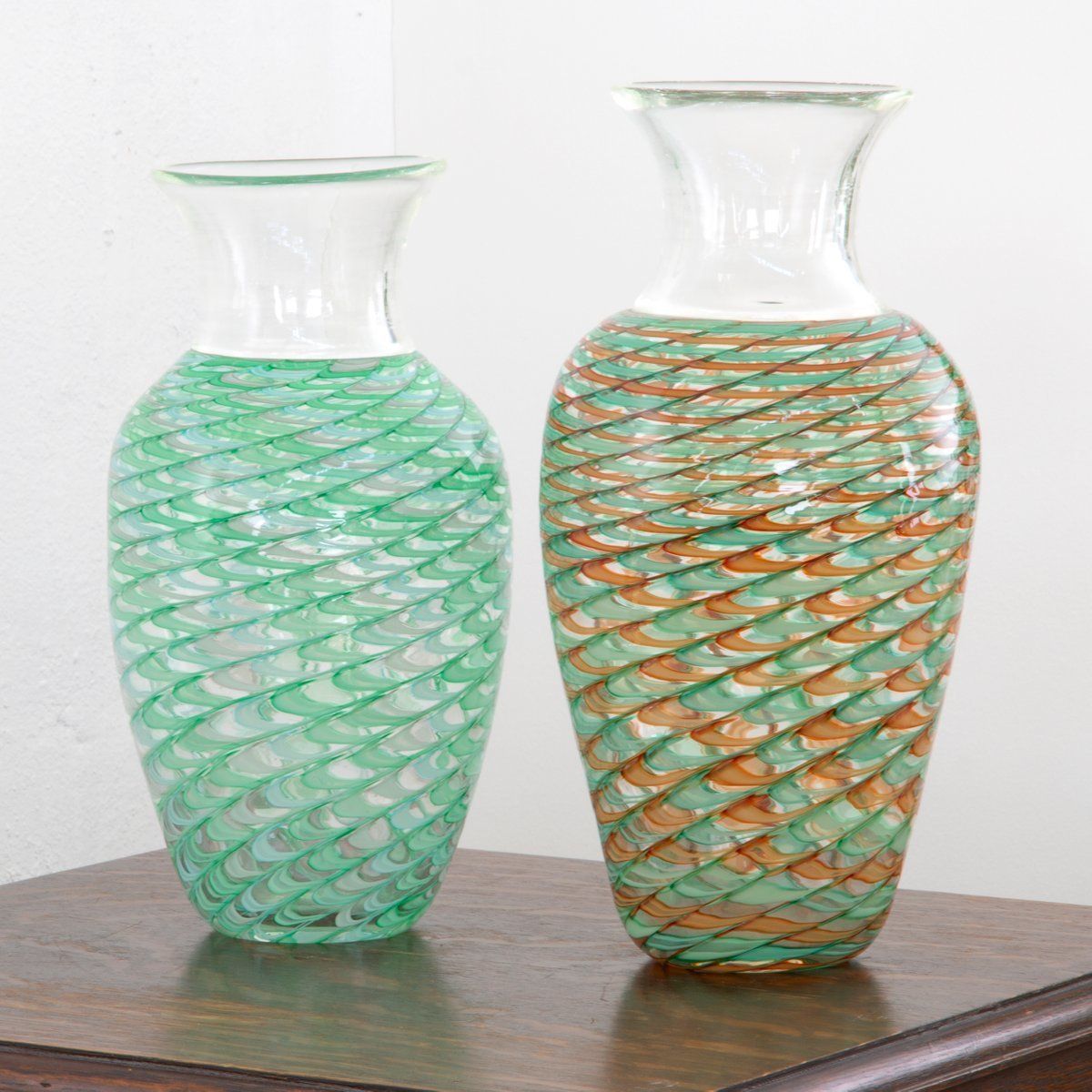 Phoenician Vase In Murano Glass By Archimede Seguso photo 702.0