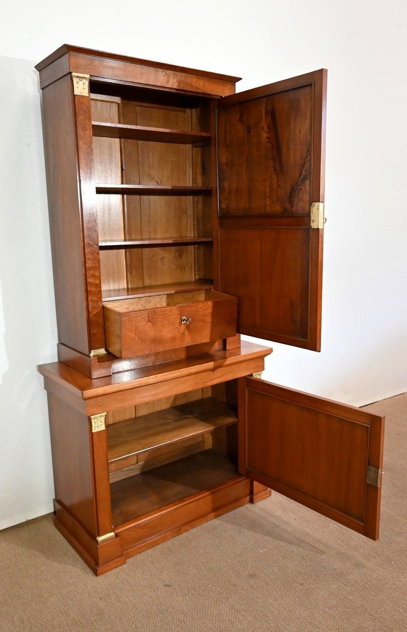 Two Body Furniture With Withdrawal In Mahogany Directoire Style photo Furniture