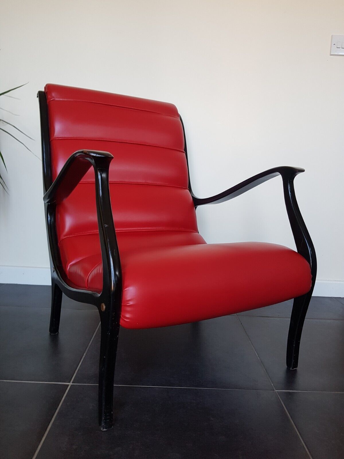 Italian Ezio Longhi 50s Mid Century Armchair For Elam 2 Available photo 1195.0