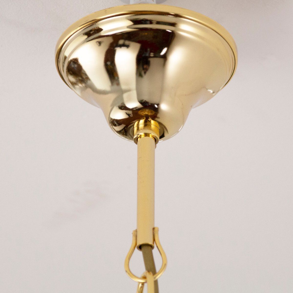 photo furniture Mid Century Hollywood Regency Lamp In Brass With Blown Murano Glass Straws