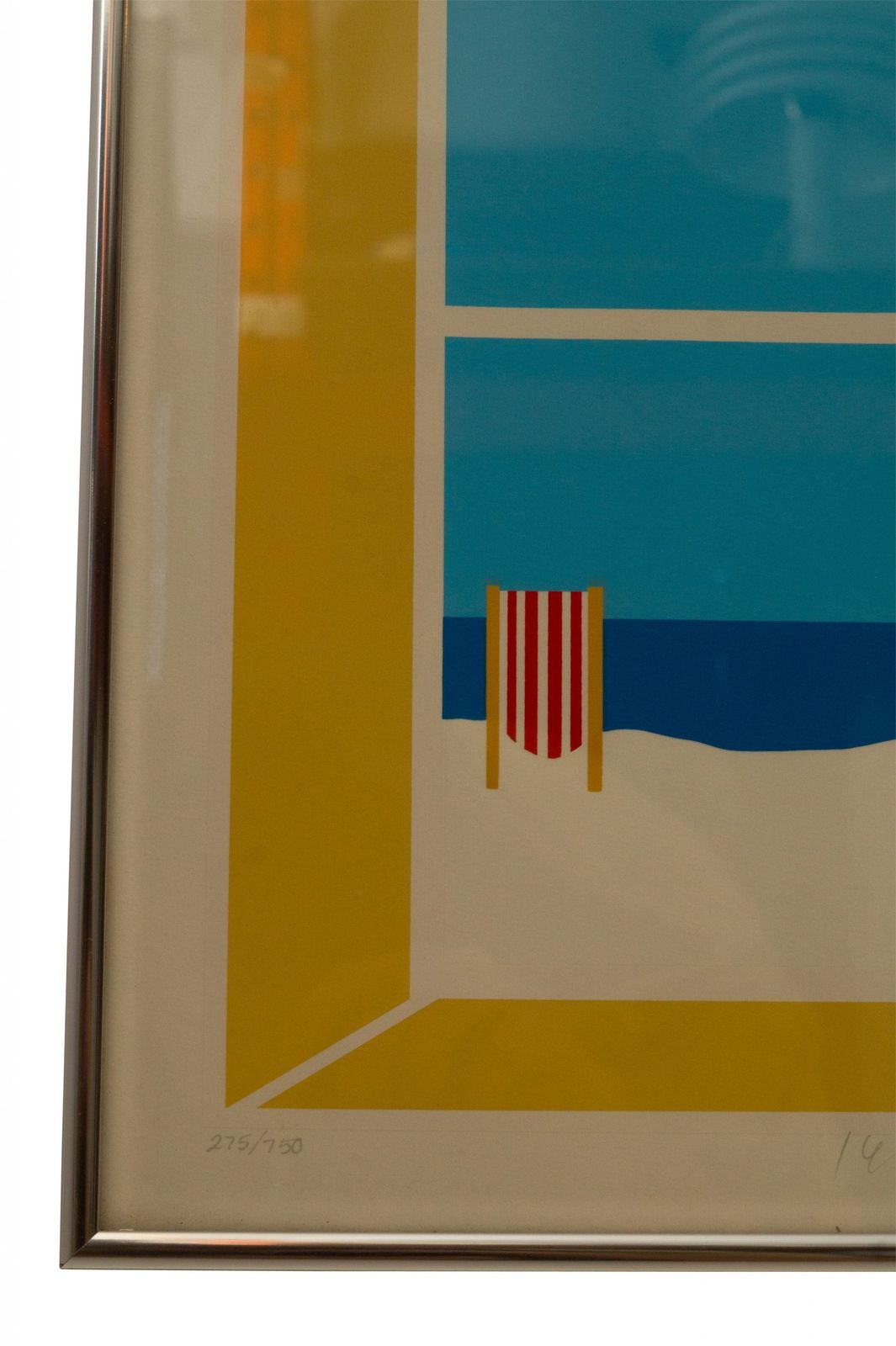 Lithograph Ole Kortzau, 1970s Copenhagen photo 295.0