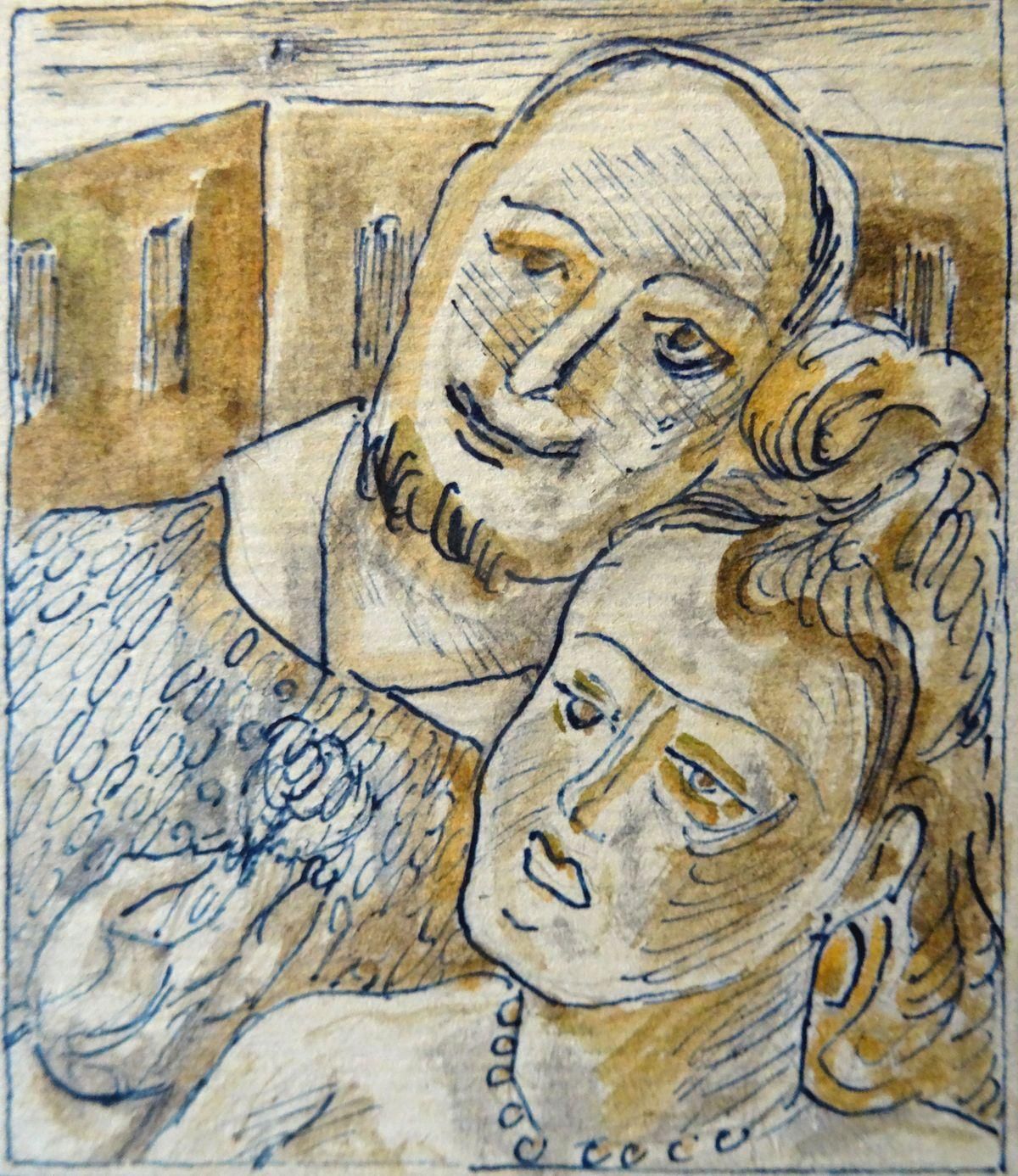 Adolfs Zardins Theater Spain. Paper, Mixed Media