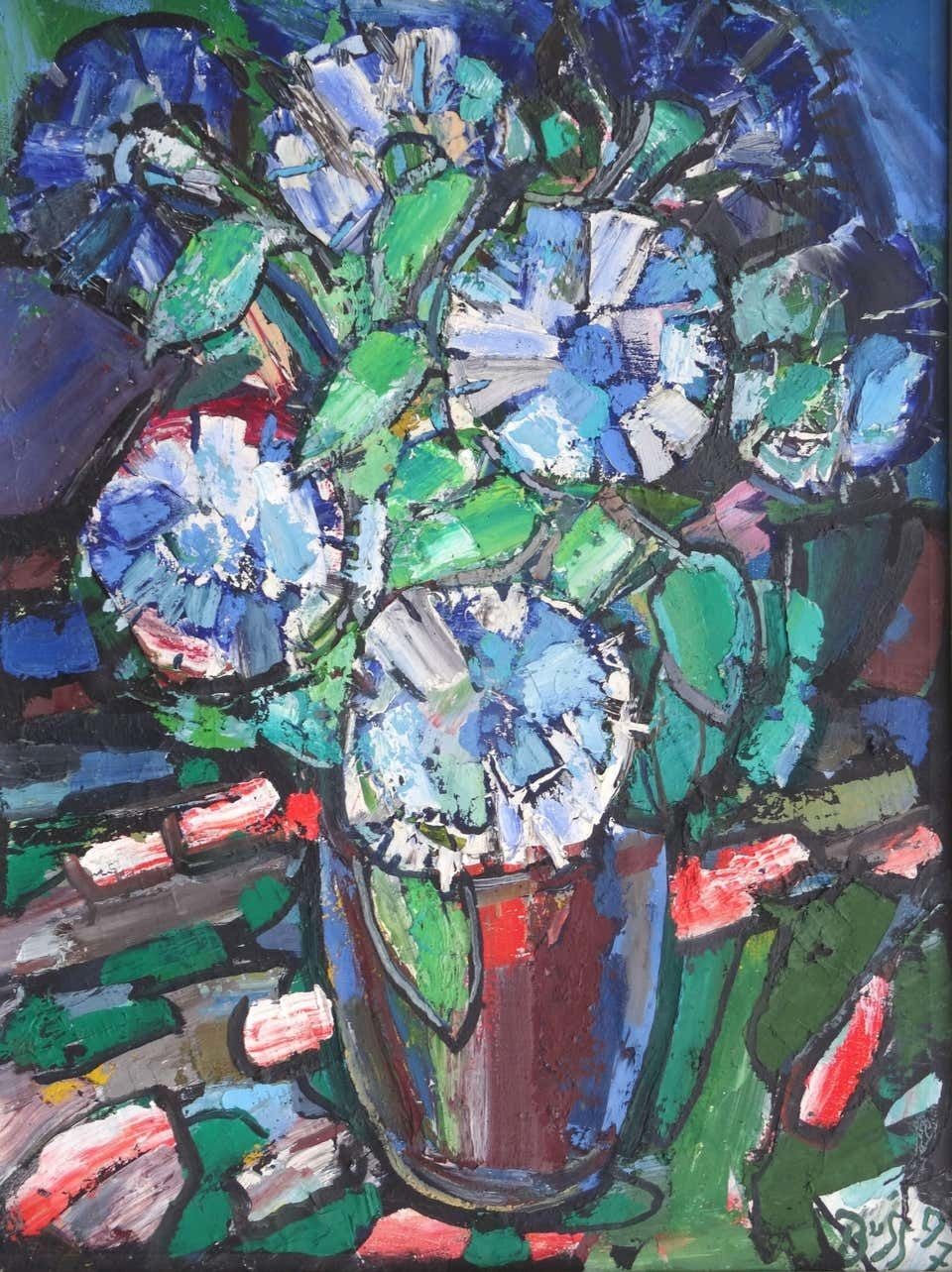 Valdis Bush Flowers. 1997 Oil On Canvas