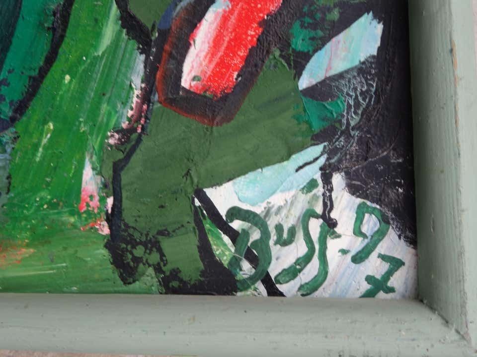 Valdis Bush Flowers. 1997 Oil On Canvas photo Art