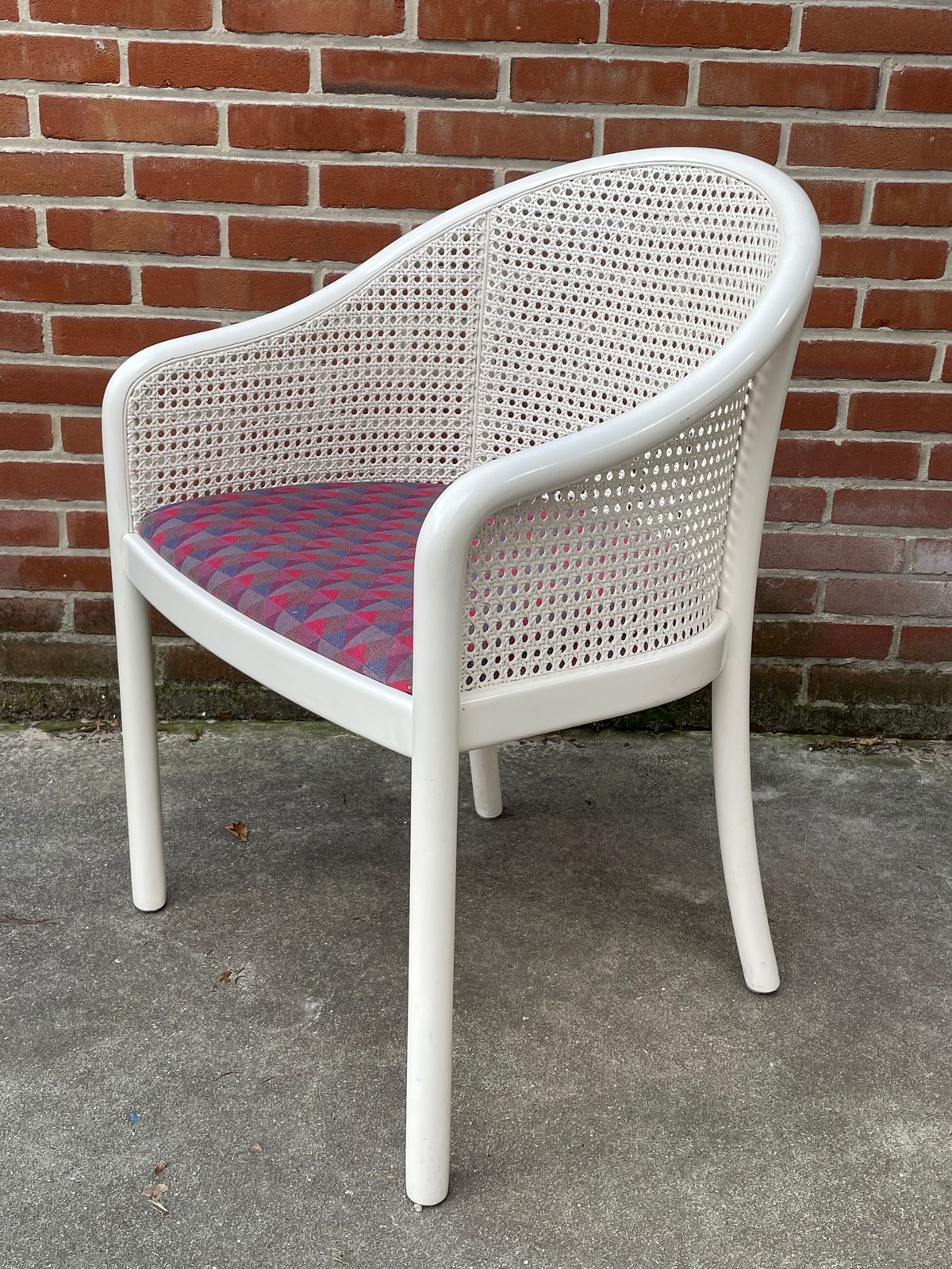 Vintage Cane Armchair 80, 1980s photo for sale