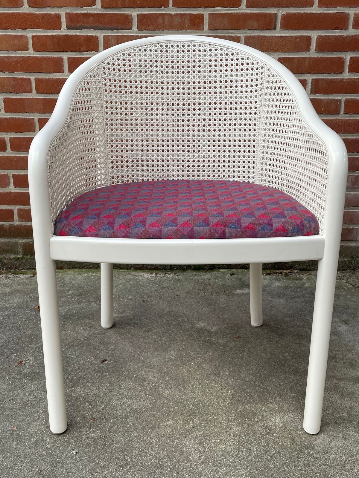 Furniture Vintage Cane Armchair 80, 1980s photo