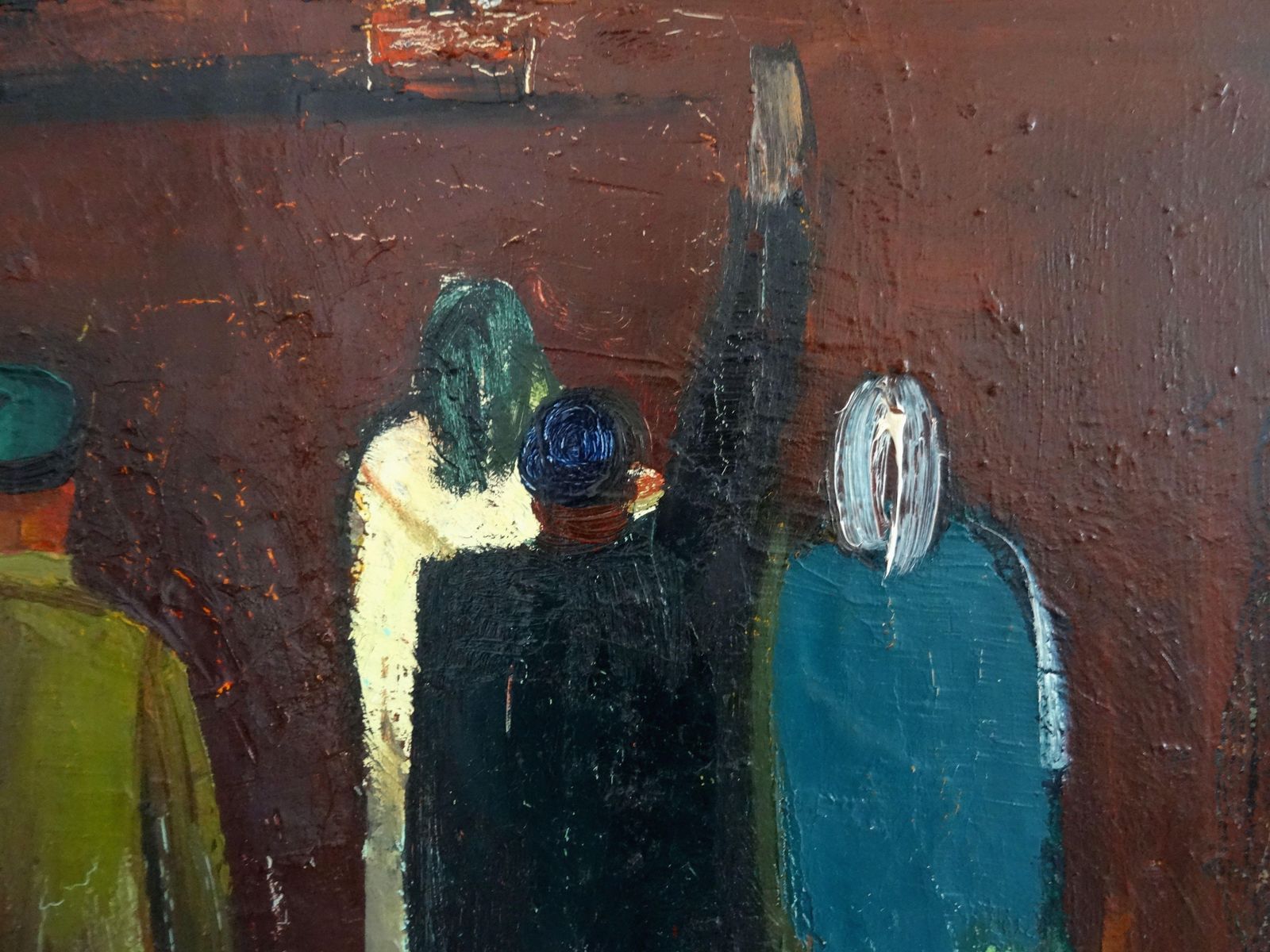 Aleksandr Rodin First Furrow. 1980. Oil On Canvas photo for sale