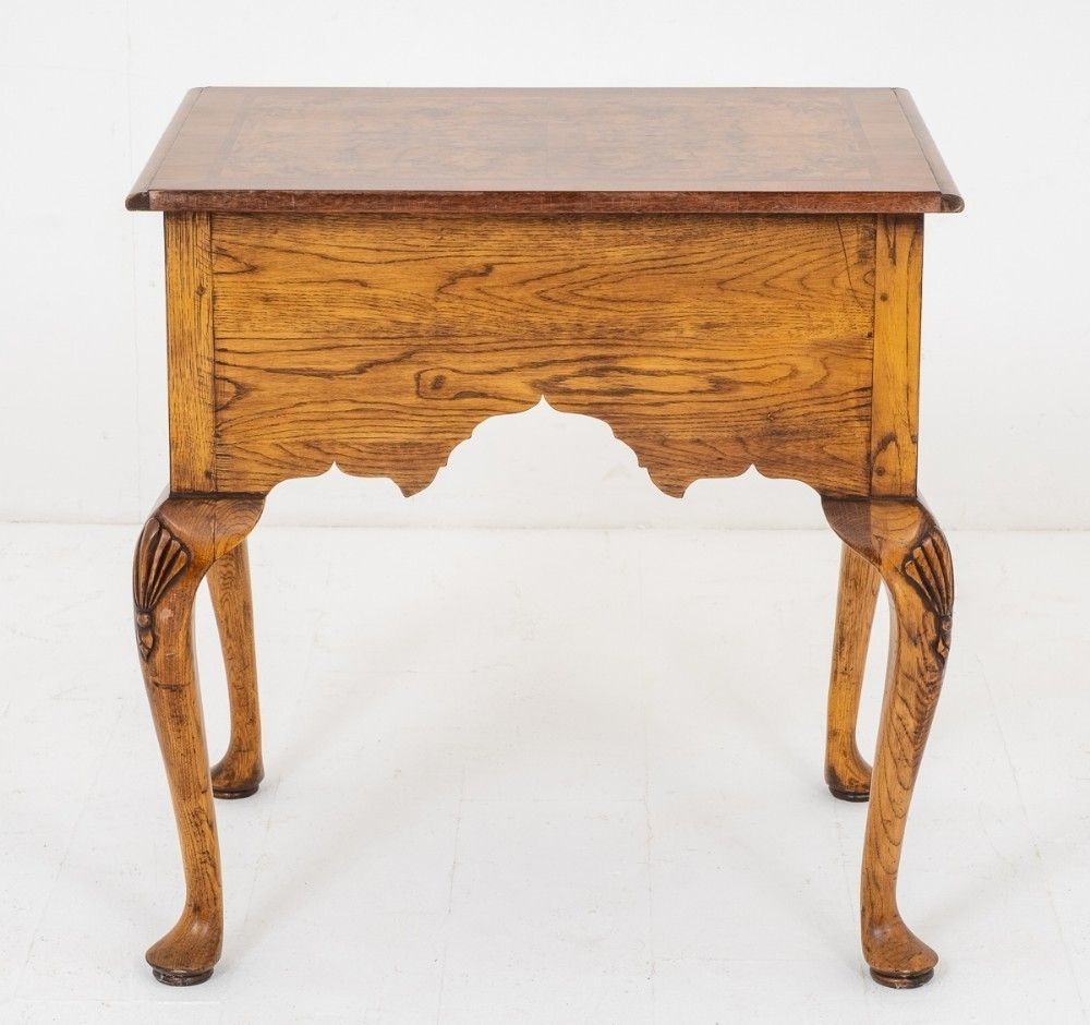 photo furniture Walnut Queen Anne Style Lowboy Chest