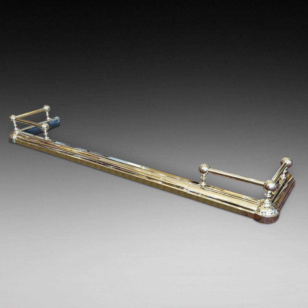 Adjustable Brass Fire Curb Fender