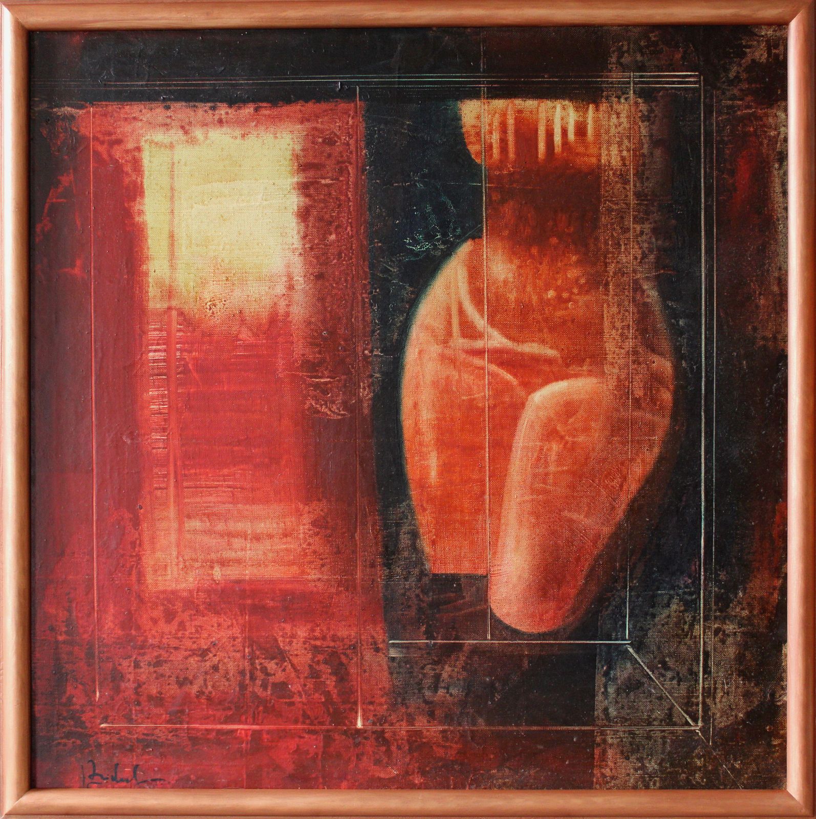 Juris Zvirbulis Transcendental Vision. Oil On Canvas, photo furniture