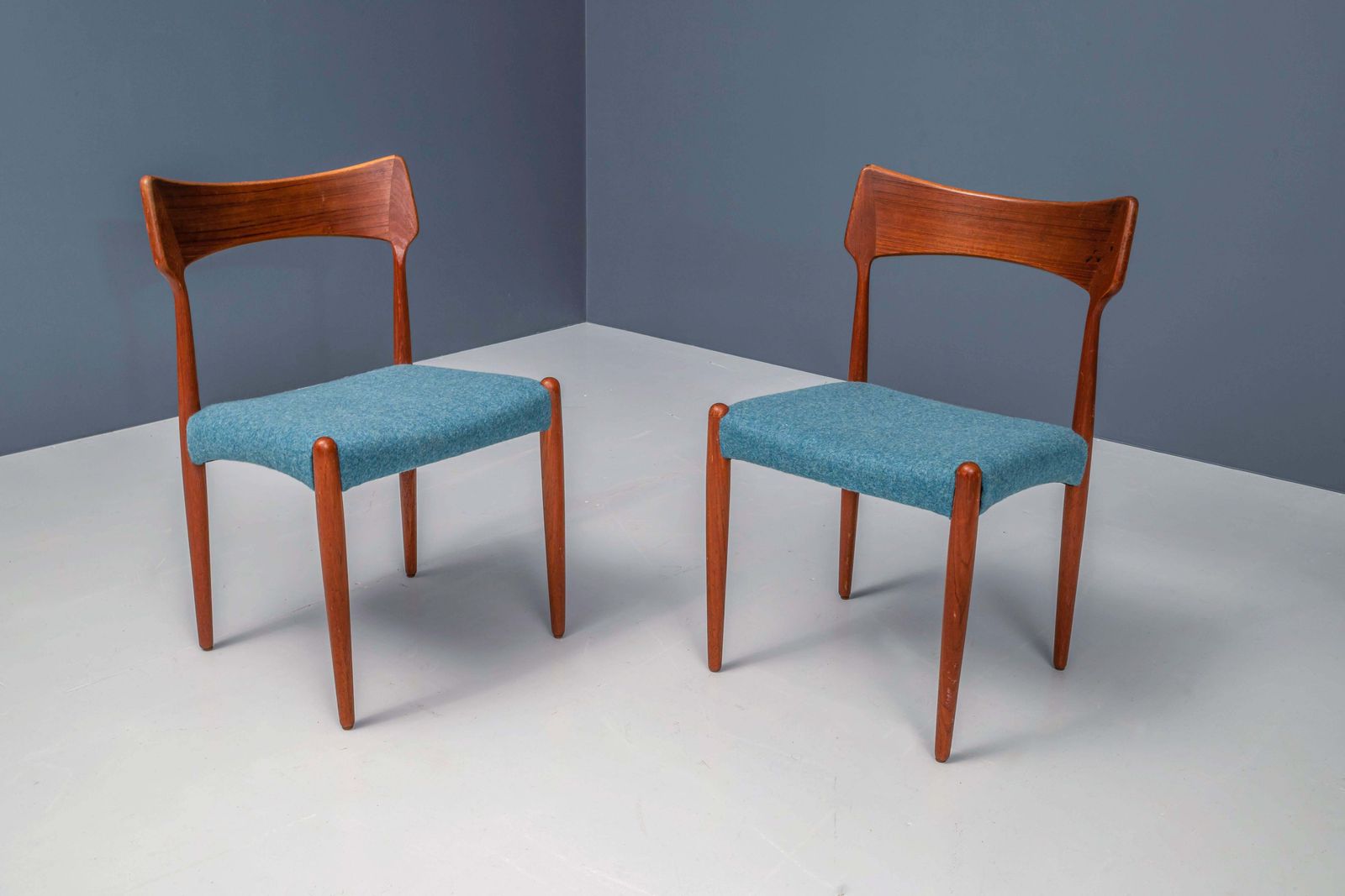 Set Of 4 Dining Room Chairs By C. Linneberg For B. Pedersen photo 4056.0