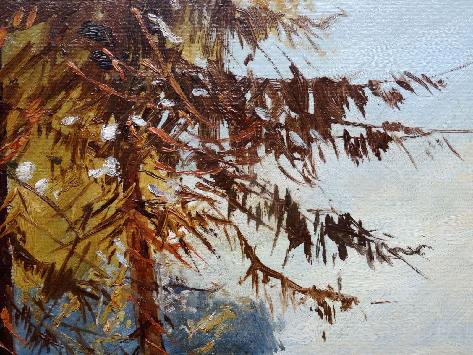 Edgars Vinters Lakeside. 1959, Oil On Cardboard, 1959 photo 840.0