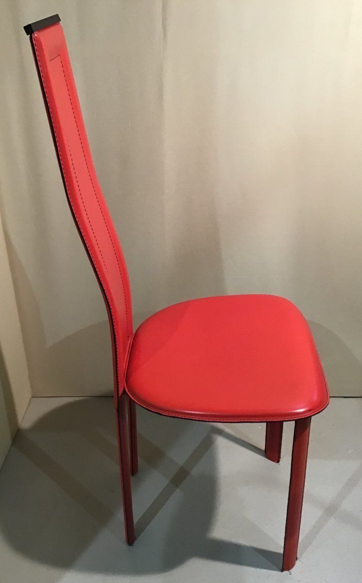 photo furniture Set Of 4 1980s "Alice" Chairs Attributed To Giorgio Cattelan For Cattelan