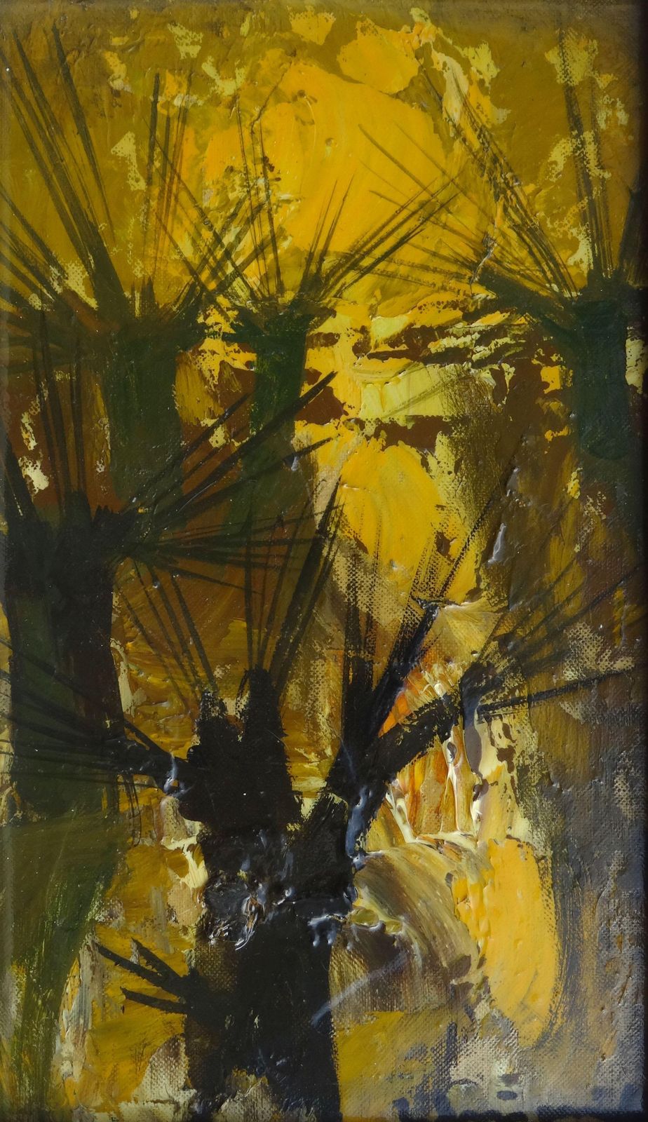 Laimdots Murnieks Reflection Cardboard, Oil, 1999