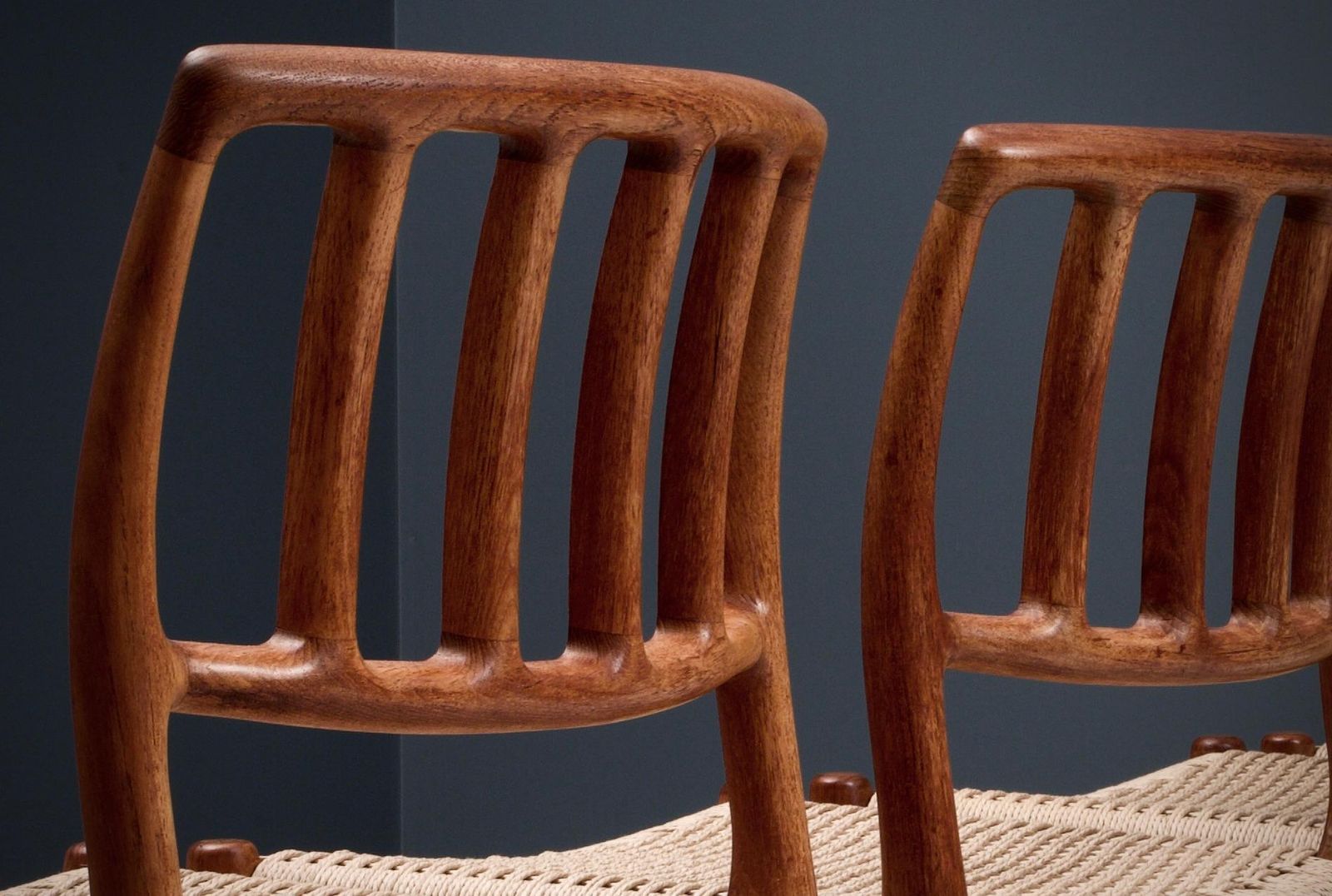 Set Van 4 Opnieuw Beklede Eetkamerstoelen Van Niels Otto Møller, Denemarken, Jaren 1960 photo buy
