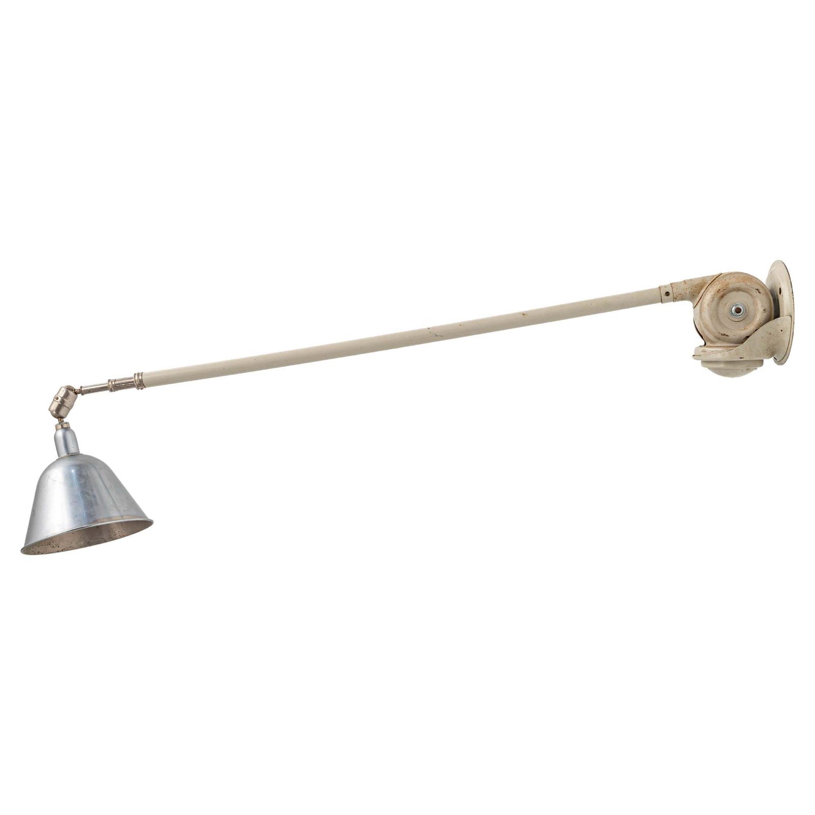 Vroege Versie Johan Petterson Triplex Lamp Met Metalen Kap, Zweden, Jaren 1930