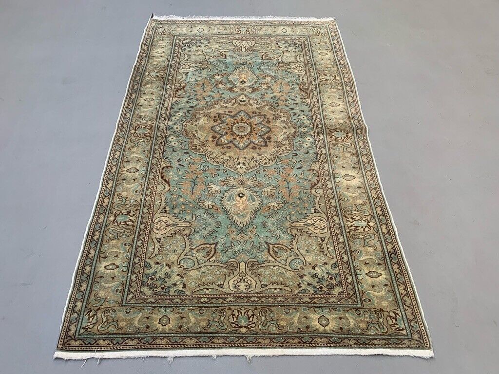 Vintage Turkish Rug 205x120 Cm Shabby Carpet Central Anatolian Medium photo for sale