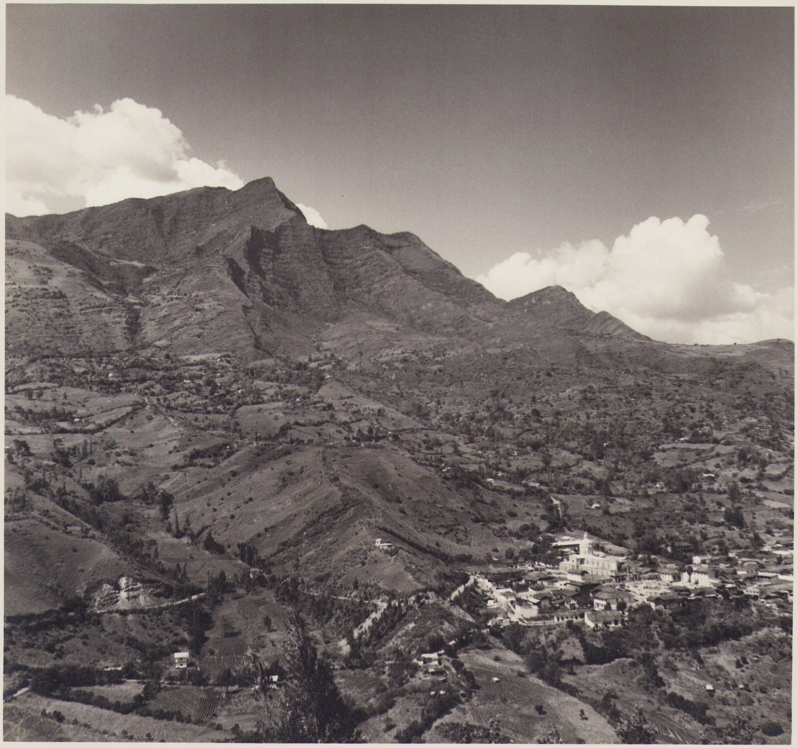Hanna Seidel Colombia, Urbaque, Mountain, Black And White Photograph, 1960s.