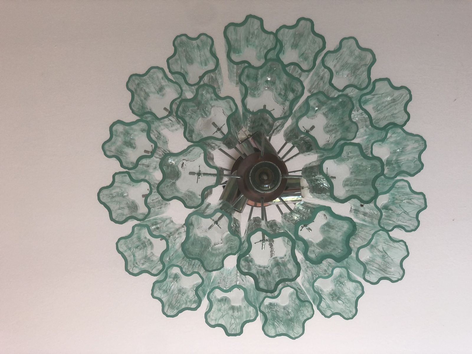 photo for sale Impressive Murano Glass Sputnik Chandelier Like Mazzega Zuccheri Venini Barovier Style