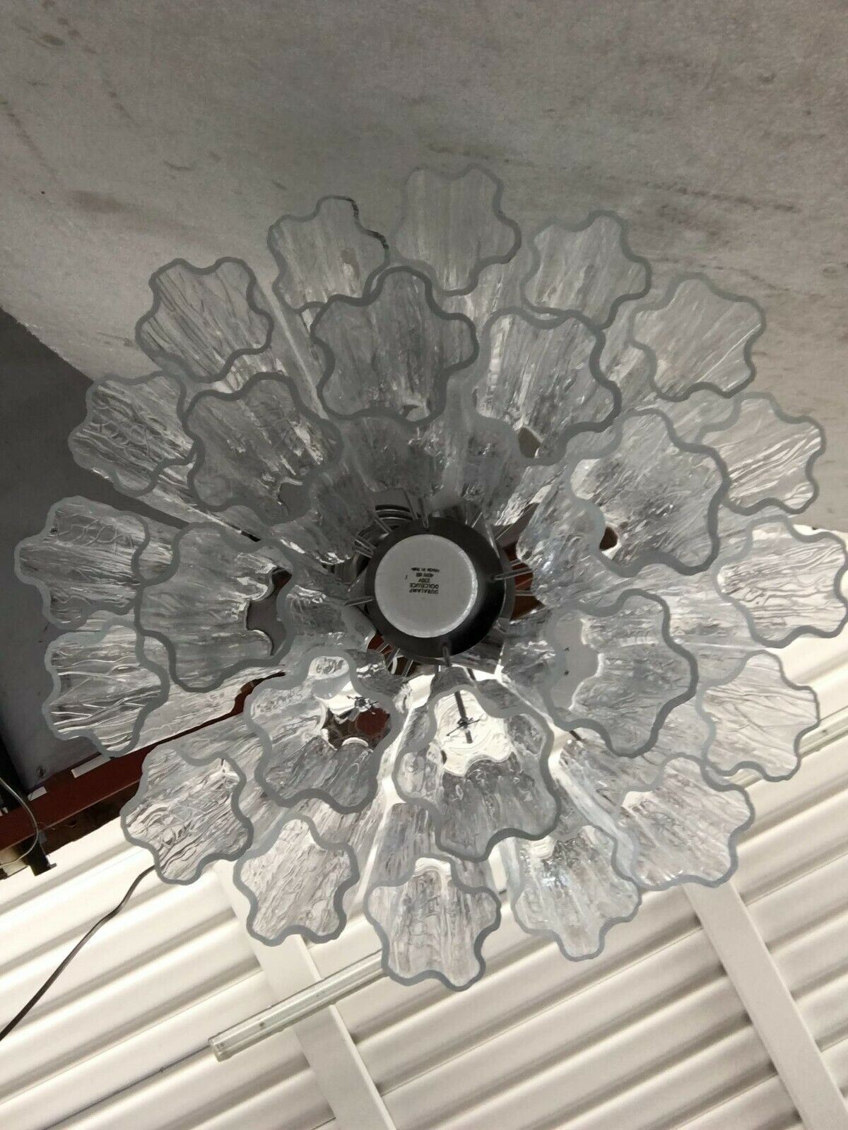 Impressive Murano Glass Sputnik Chandelier Like Mazzega Zuccheri Venini Barovier Style photo furniture