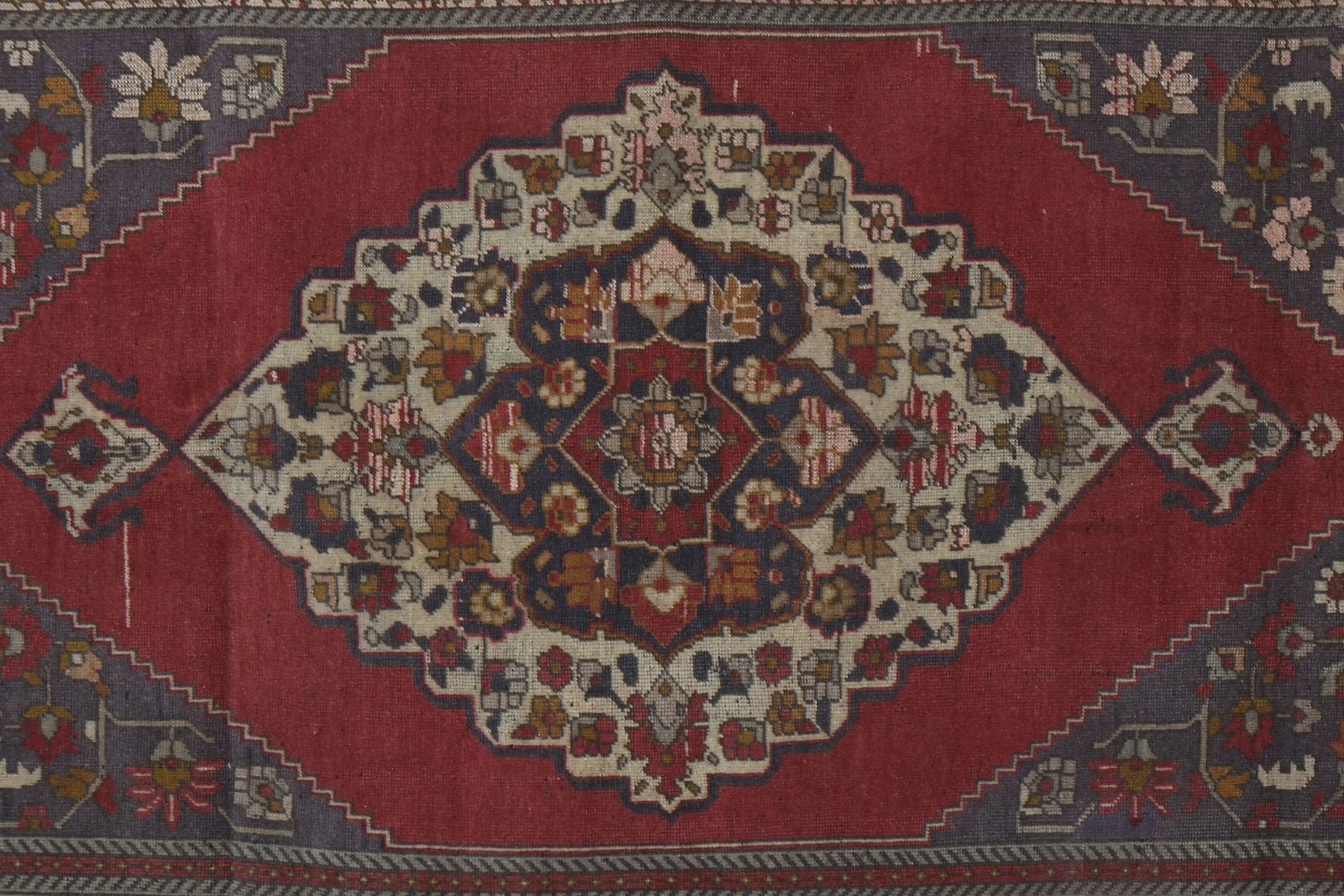 1960s Vintage Turkish Konya Taspinar Rug With Venetian Renaissance Style photo Textiles