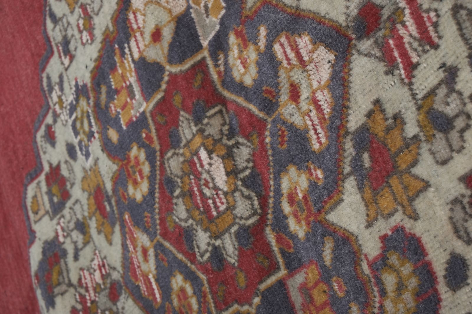 1960s Vintage Turkish Konya Taspinar Rug With Venetian Renaissance Style photo buy