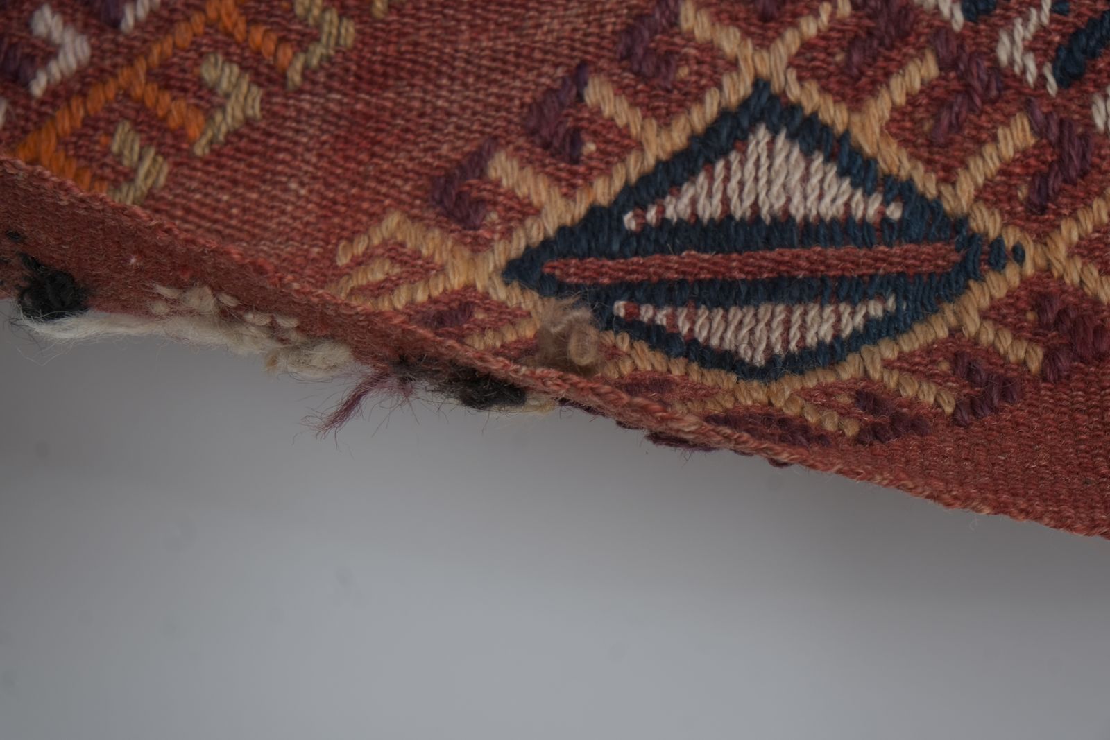 1960s Turkish Cicim Kilim Embroidered Rug 5'1" X 12'4" photo vinterior