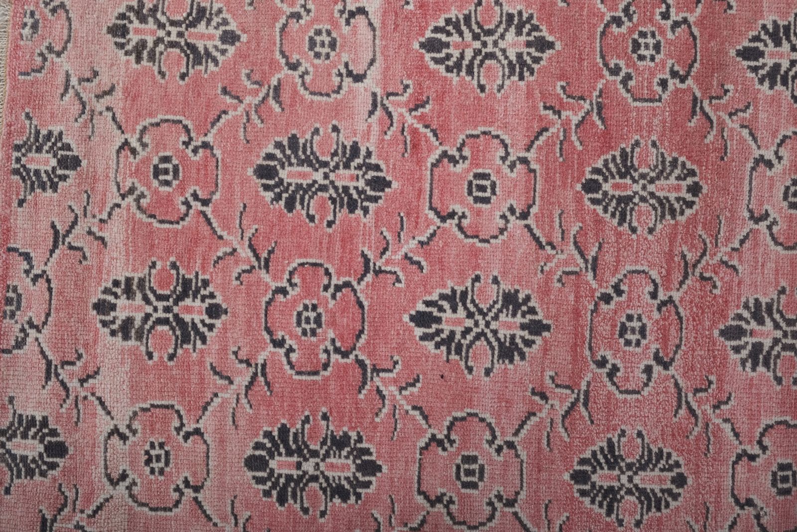 photo for sale 1960s Vintage Turkish Oushak Extra Long And Wide Runner   Stair Tread