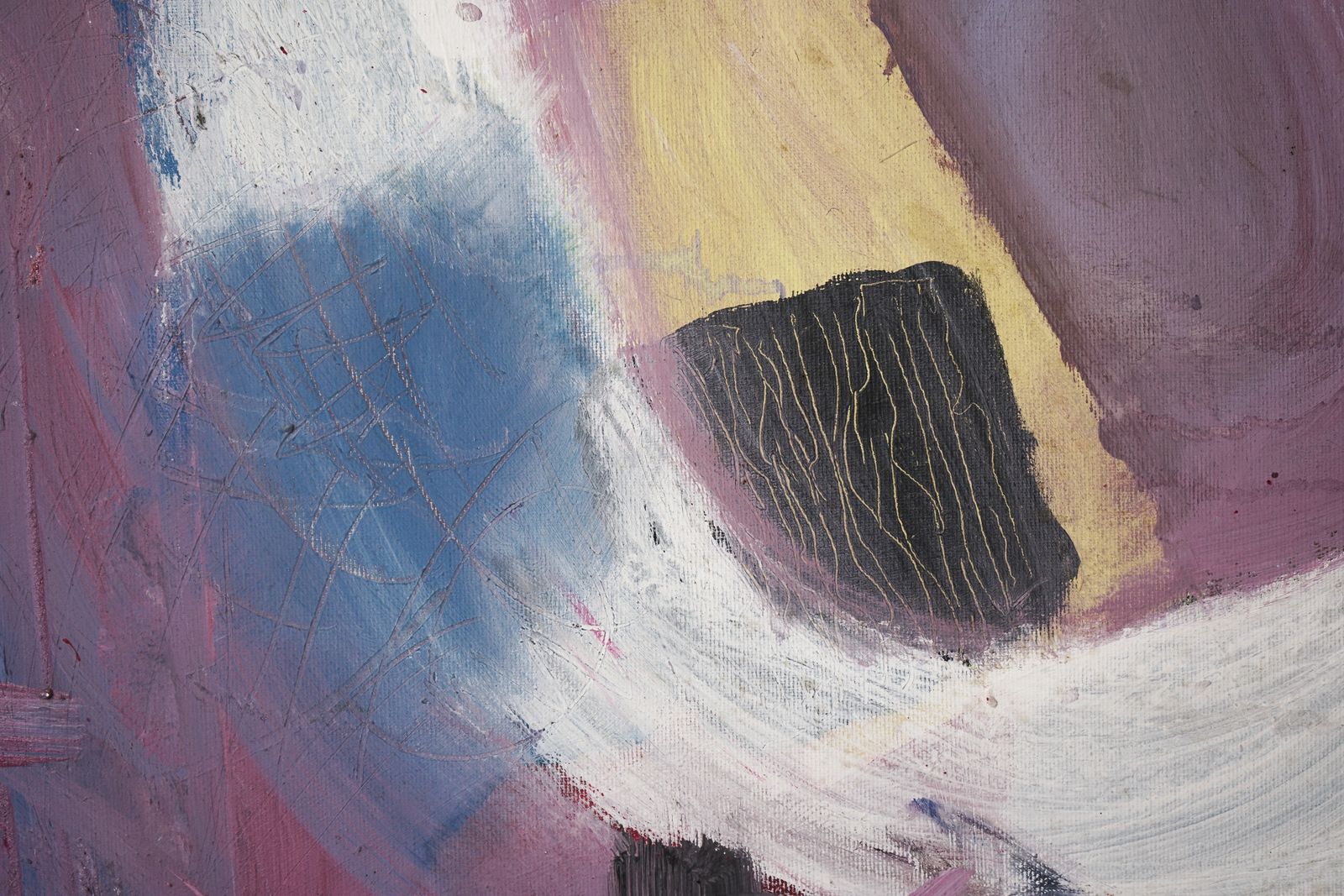 N. Montiel – Abstract, Jaren 1970, Olieverf Op Doek photo vinterior