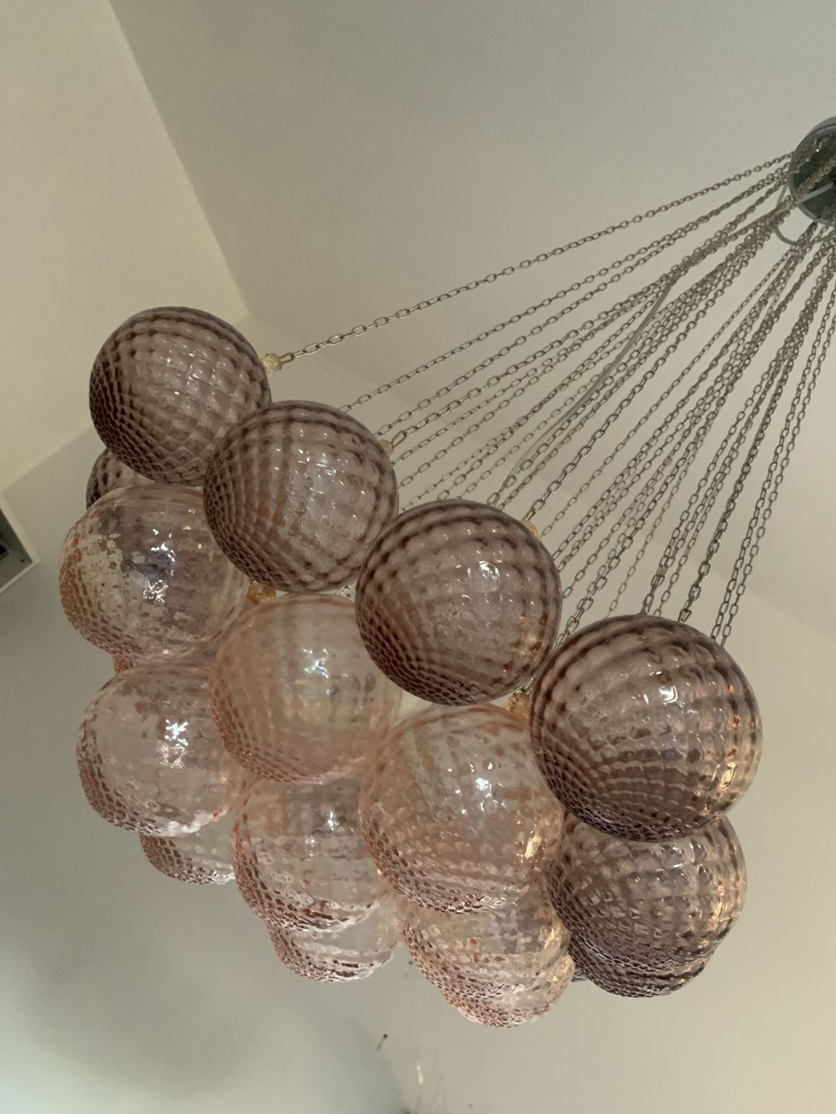 Impressive Murano Glass Sputnik Chandelier Like Mazzega Zuccheri Venini Barovier photo vintage
