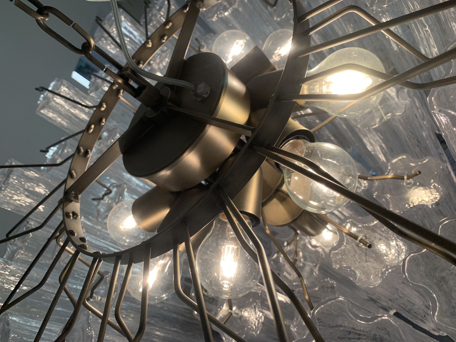 Impressive Murano Glass Sputnik Chandelier Like Mazzega Zuccheri Venini Barovier Style photo 8432.0