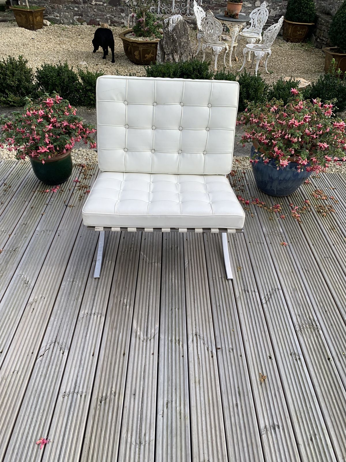 A Vintage Barcelona Chair ., 1970s